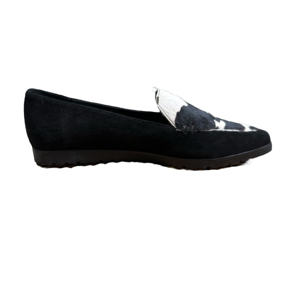 Shellys London Leather Cowhide Black EU36 Pointed Toe Flat Slip On - Picture 5 of 8